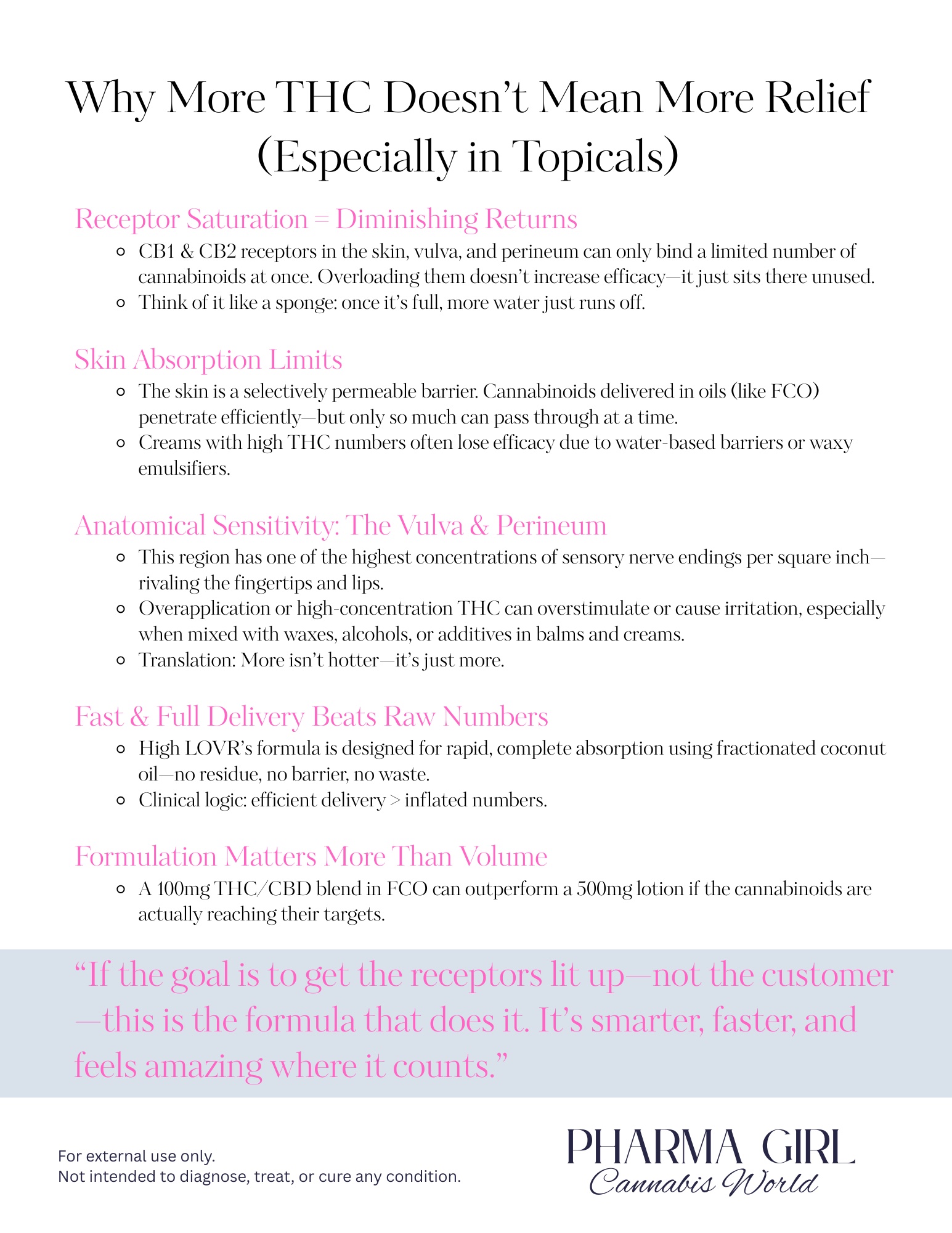 Why more isn't better